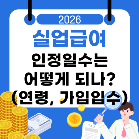 011😊실업급여 인정일수는 어떻게 되나연령 가입기간별 인정일수 피보험단위 예시